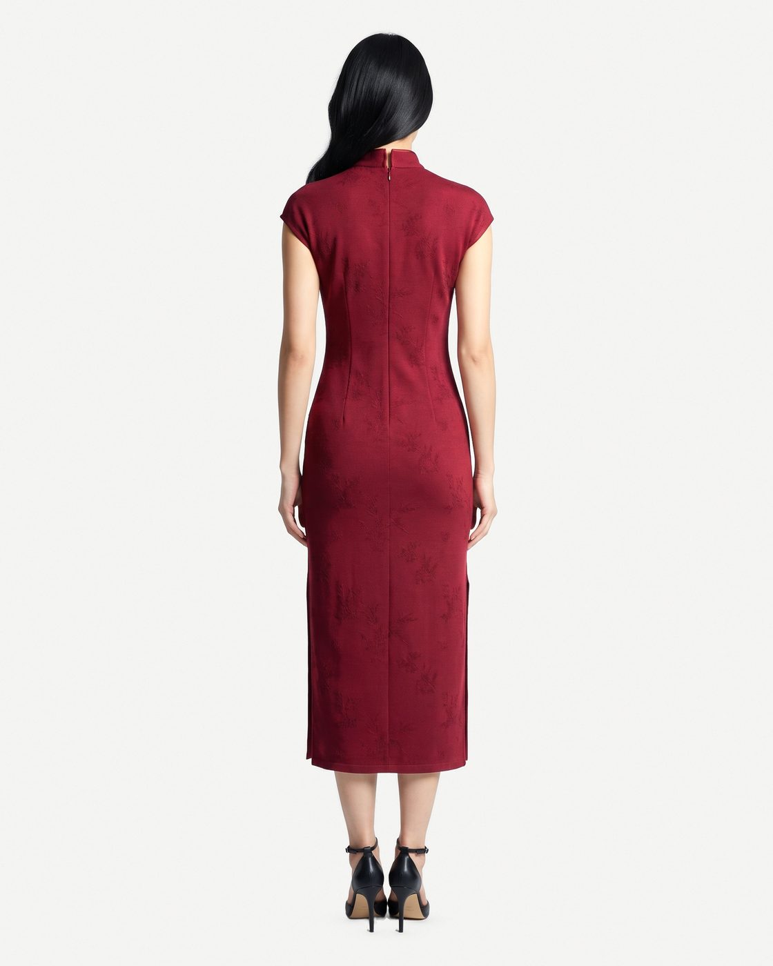 Red cheongsam, back